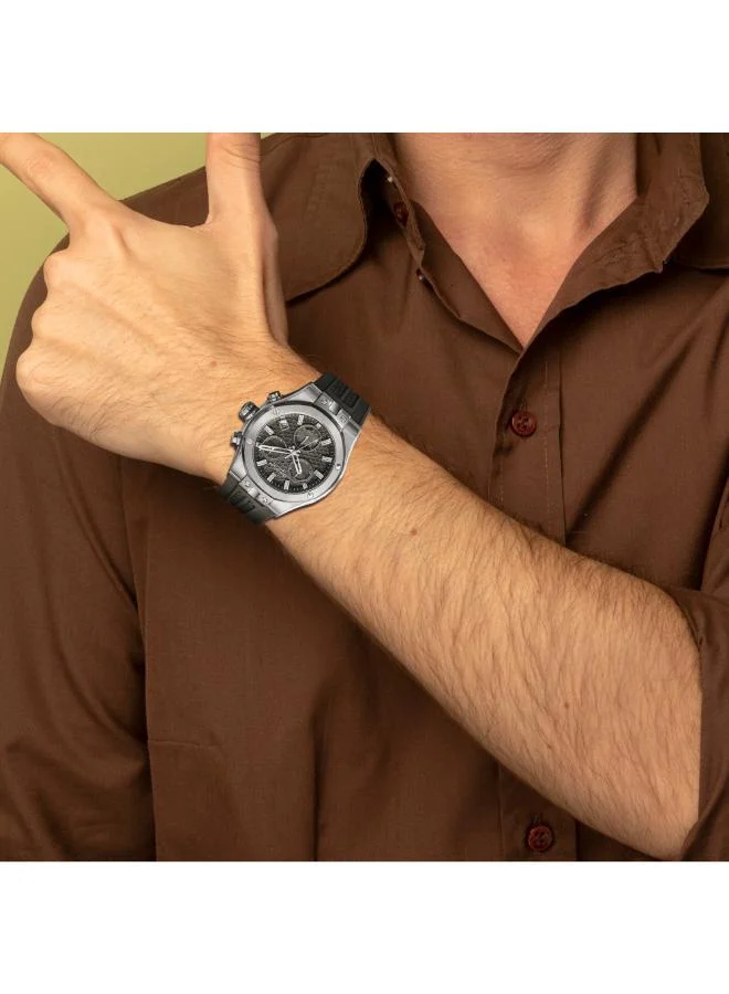 Quantum  Men's Silicone Analog Watch HNG1230.375 - 44 mm for Men | Best Price UAE